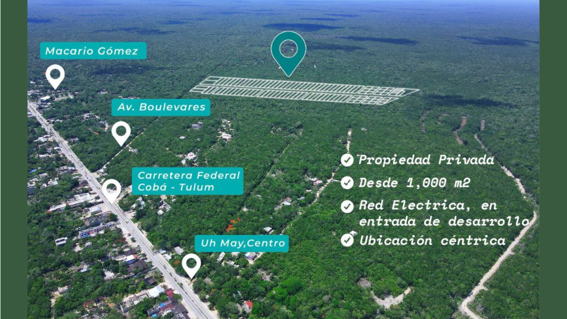 Boulevares mapa